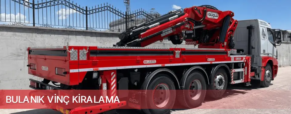 Bulanık İlçemi Vinç Kiralama